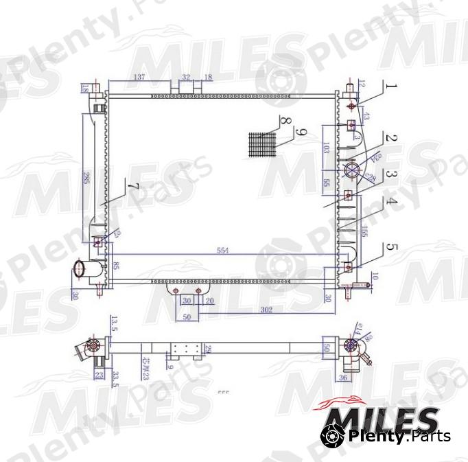  MILES part ACRM002 Replacement part