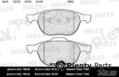  MILES part E100001 Replacement part