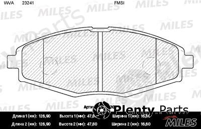  MILES part E100006 Replacement part