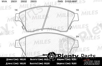  MILES part E100013 Replacement part
