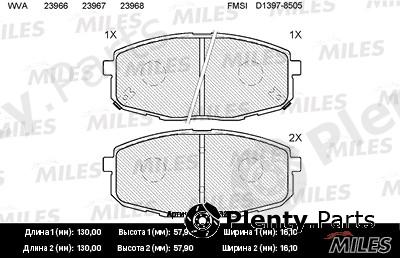 MILES part E100020 Replacement part