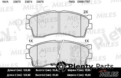  MILES part E100024 Replacement part