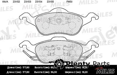  MILES part E100027 Replacement part