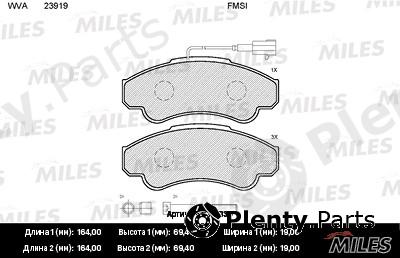  MILES part E100030 Replacement part