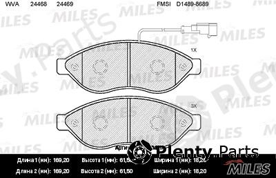  MILES part E100040 Replacement part