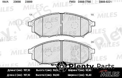  MILES part E100045 Replacement part