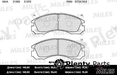  MILES part E100047 Replacement part