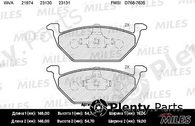  MILES part E100054 Replacement part