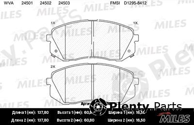  MILES part E100055 Replacement part