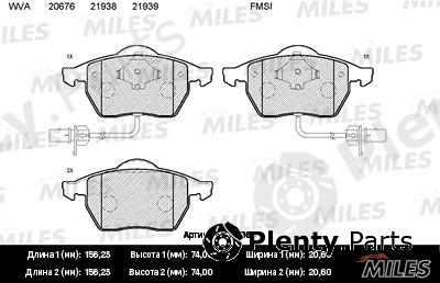  MILES part E100068 Replacement part