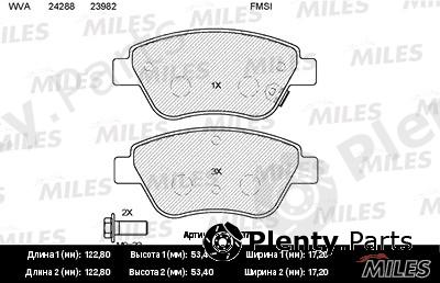  MILES part E100071 Replacement part