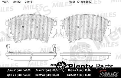  MILES part E100098 Replacement part
