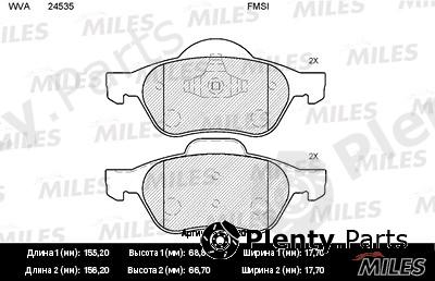  MILES part E100101 Replacement part