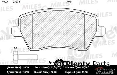  MILES part E100108 Replacement part
