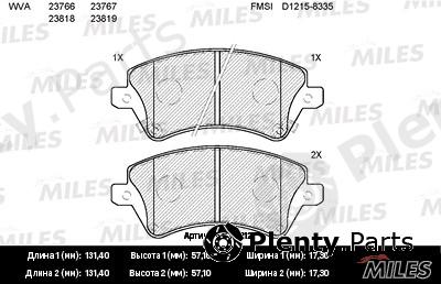  MILES part E100112 Replacement part