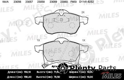  MILES part E100124 Replacement part