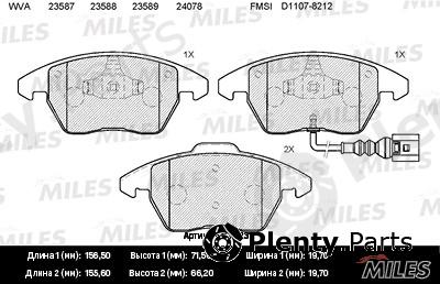  MILES part E100131 Replacement part