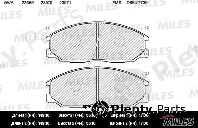  MILES part E100138 Replacement part