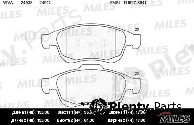  MILES part E100146 Replacement part