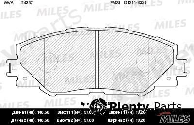  MILES part E100147 Replacement part