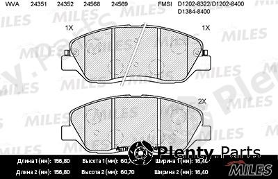  MILES part E100148 Replacement part