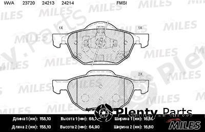  MILES part E100162 Replacement part