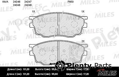  MILES part E100189 Replacement part