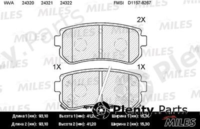  MILES part E110009 Replacement part