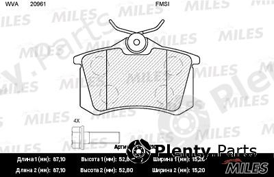  MILES part E110010 Replacement part
