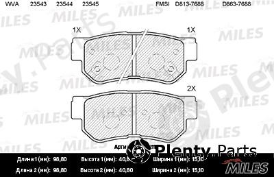 MILES part E110011 Replacement part