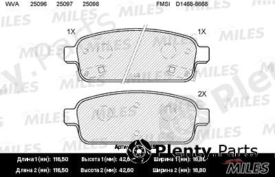  MILES part E110056 Replacement part