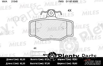  MILES part E110070 Replacement part
