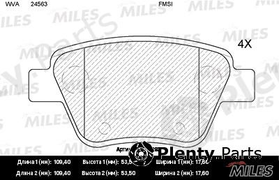  MILES part E110092 Replacement part