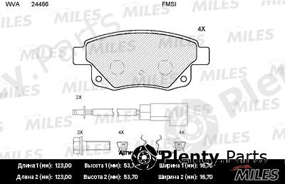 MILES part E110110 Replacement part