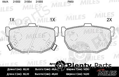  MILES part E110114 Replacement part
