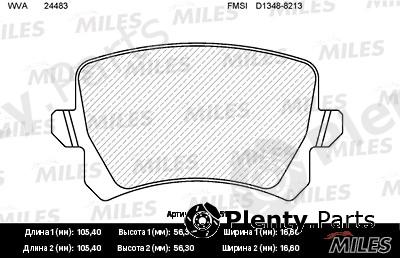 MILES part E110151 Replacement part
