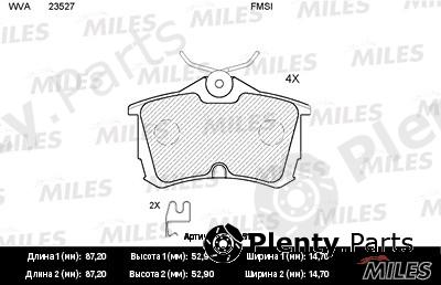  MILES part E110161 Replacement part
