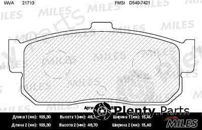  MILES part E110192 Replacement part