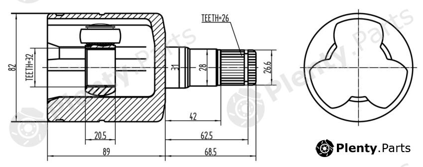  MILES part GA10010 Replacement part