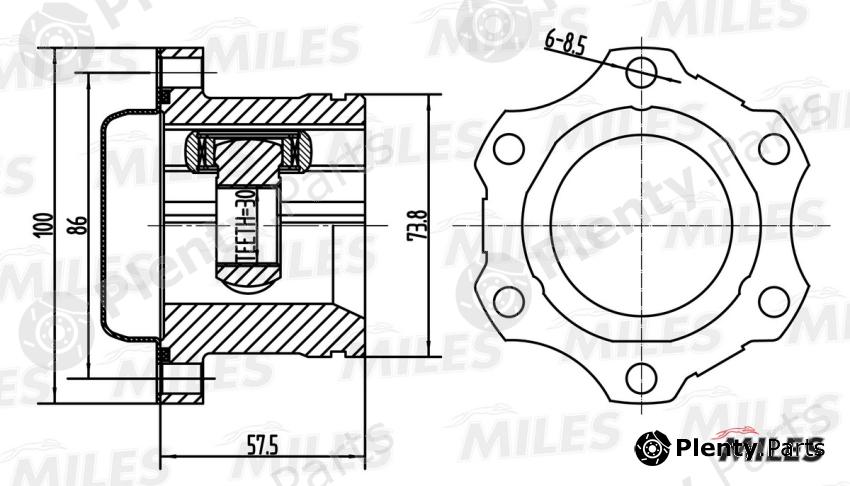  MILES part GA10025 Replacement part