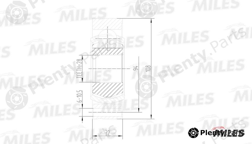  MILES part GA10036 Replacement part