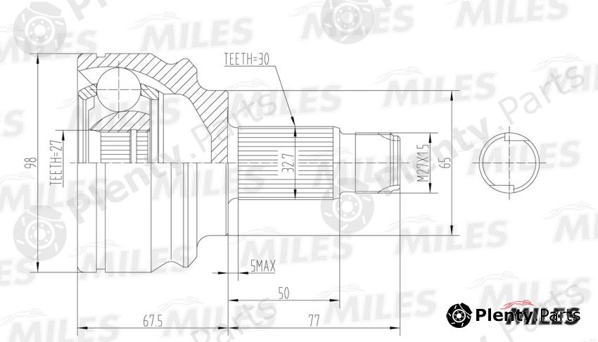  MILES part GA20042 Replacement part