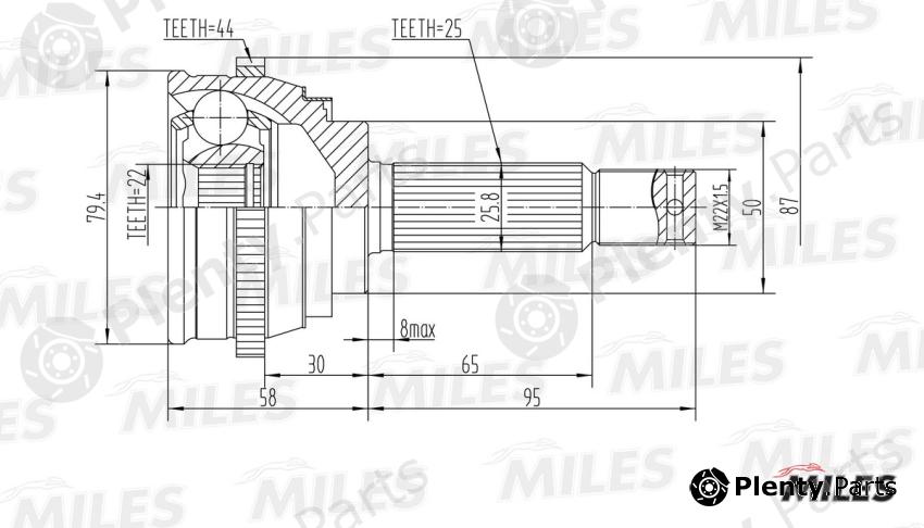  MILES part GA20159 Replacement part