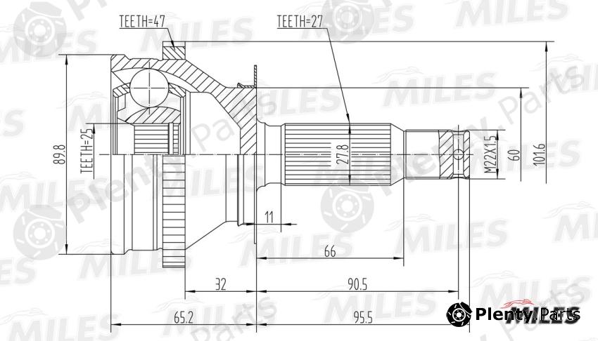  MILES part GA20173 Replacement part