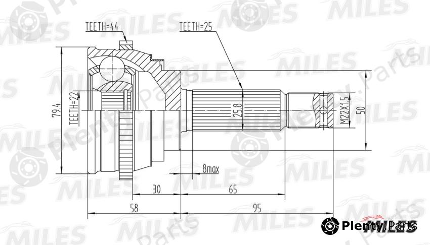  MILES part GA20175 Replacement part