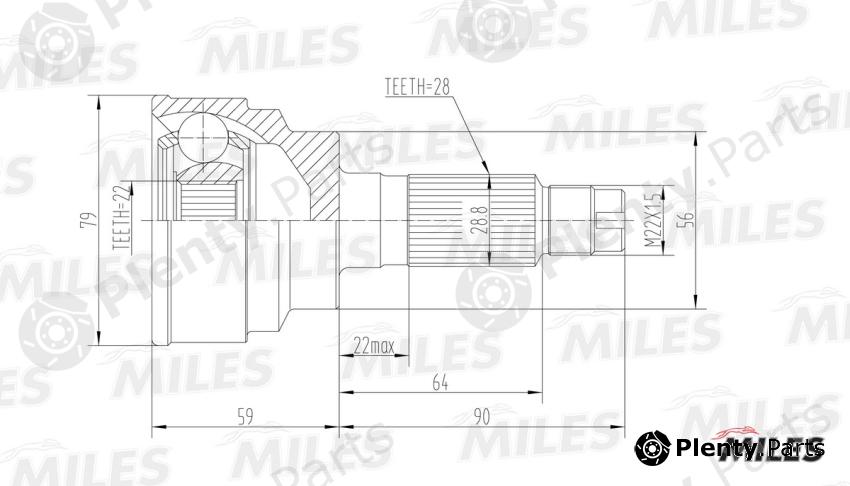  MILES part GA20226 Replacement part