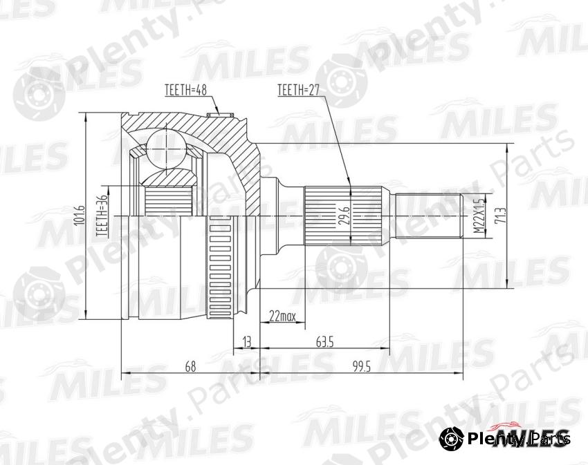  MILES part GA20245 Replacement part