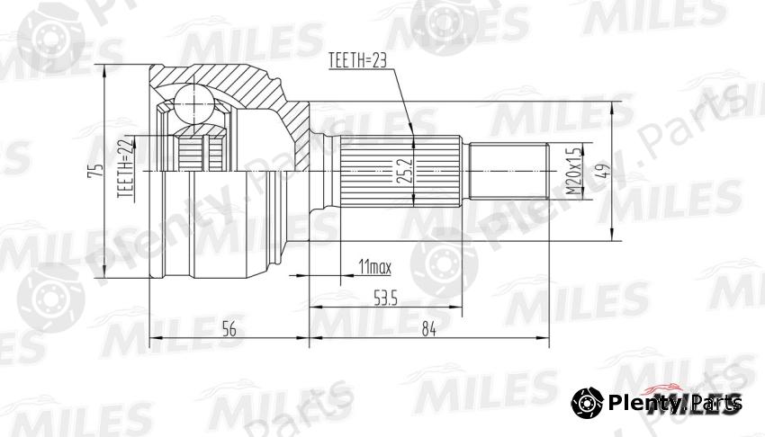  MILES part GA20308 Replacement part
