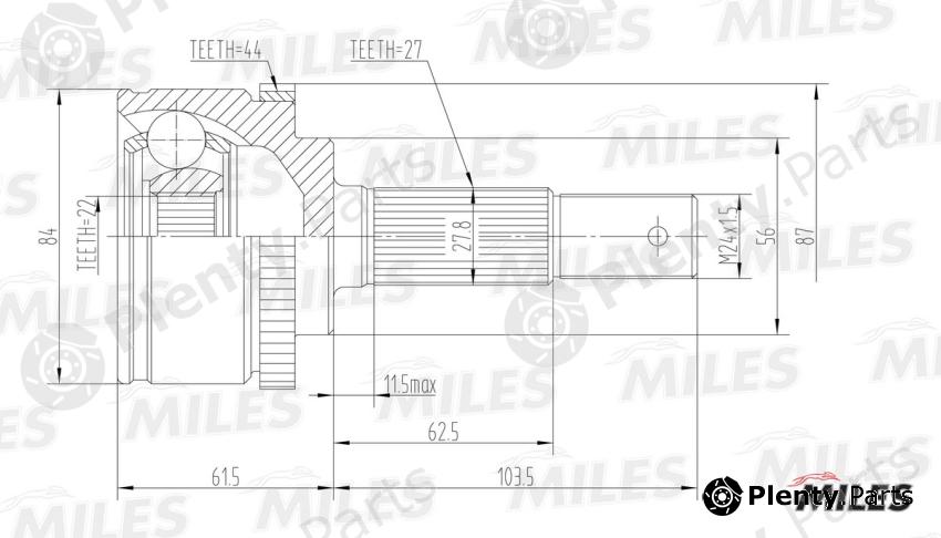  MILES part GA20311 Replacement part