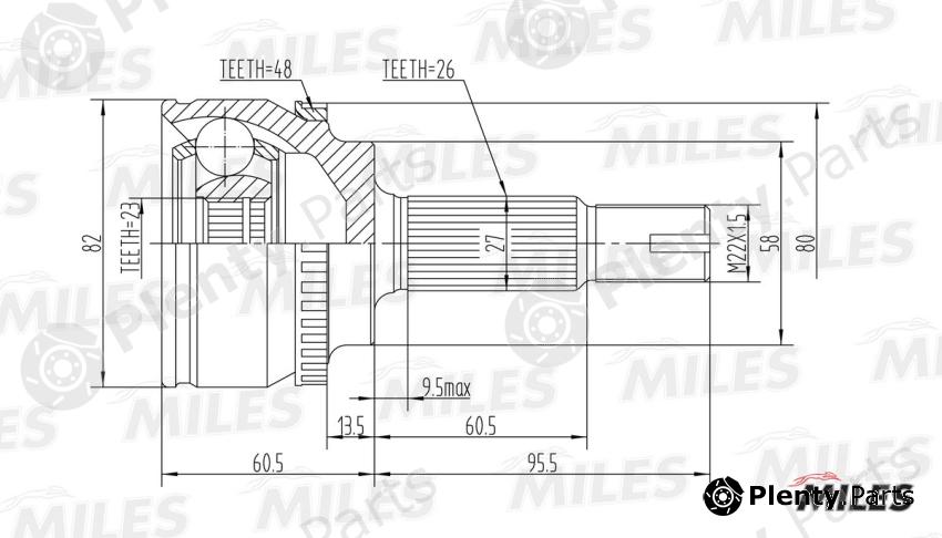  MILES part GA20474 Replacement part
